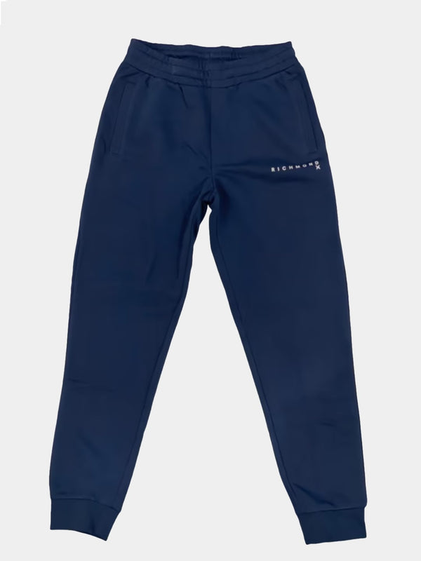 Richmond X Pantalone in felpa con logo Blu