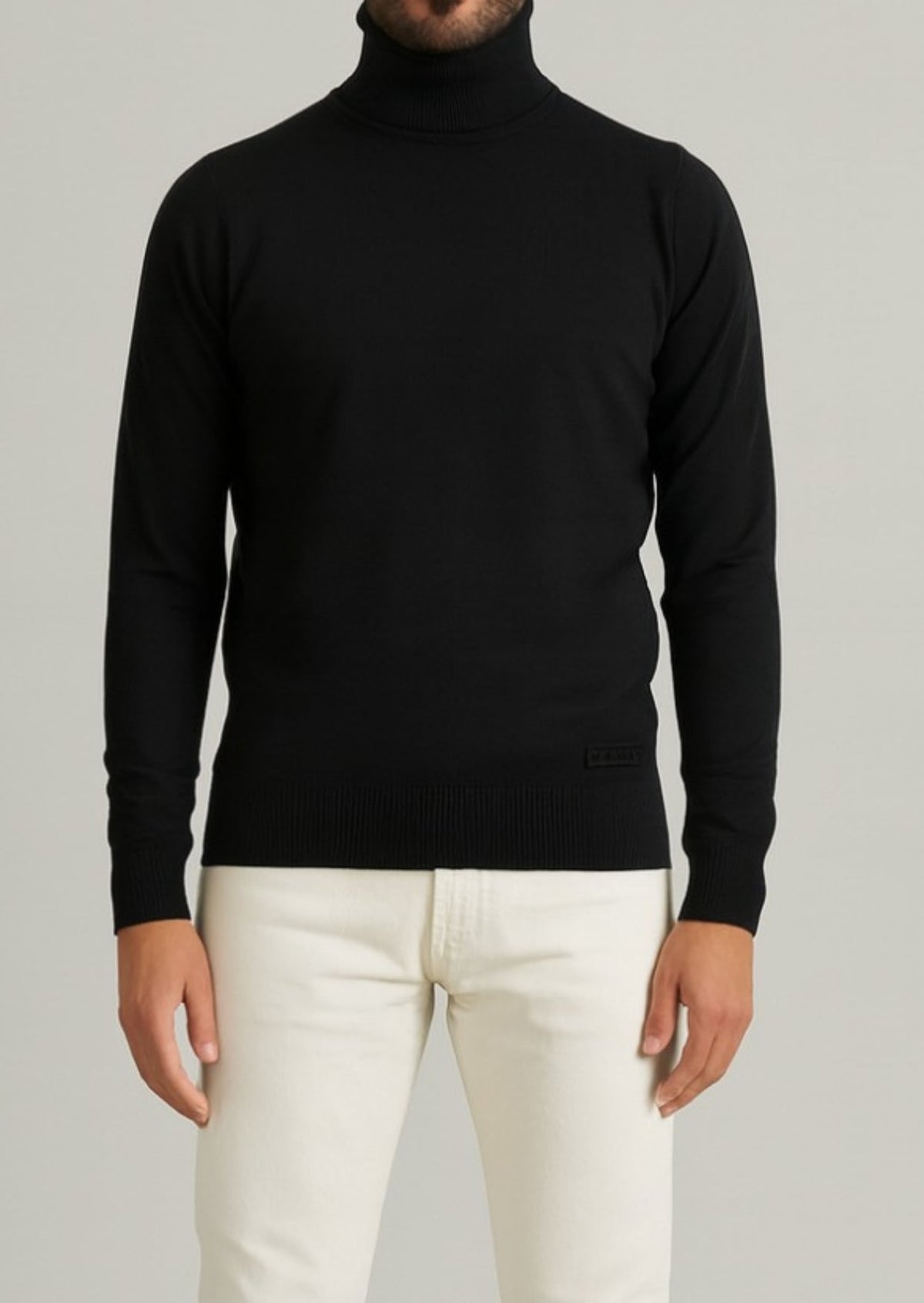 Richmond X Dolcevita con Patch logo e Dettaglio strisce Nero