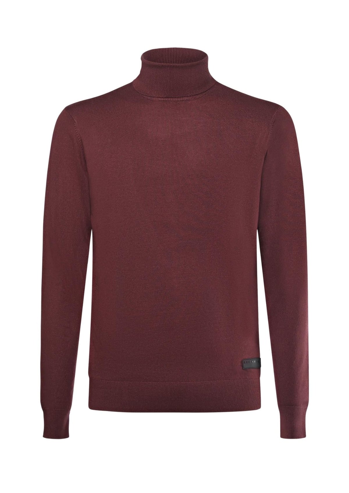 Richmond X Dolcevita con Patch logo e Dettaglio strisce Rosso Bordeaux