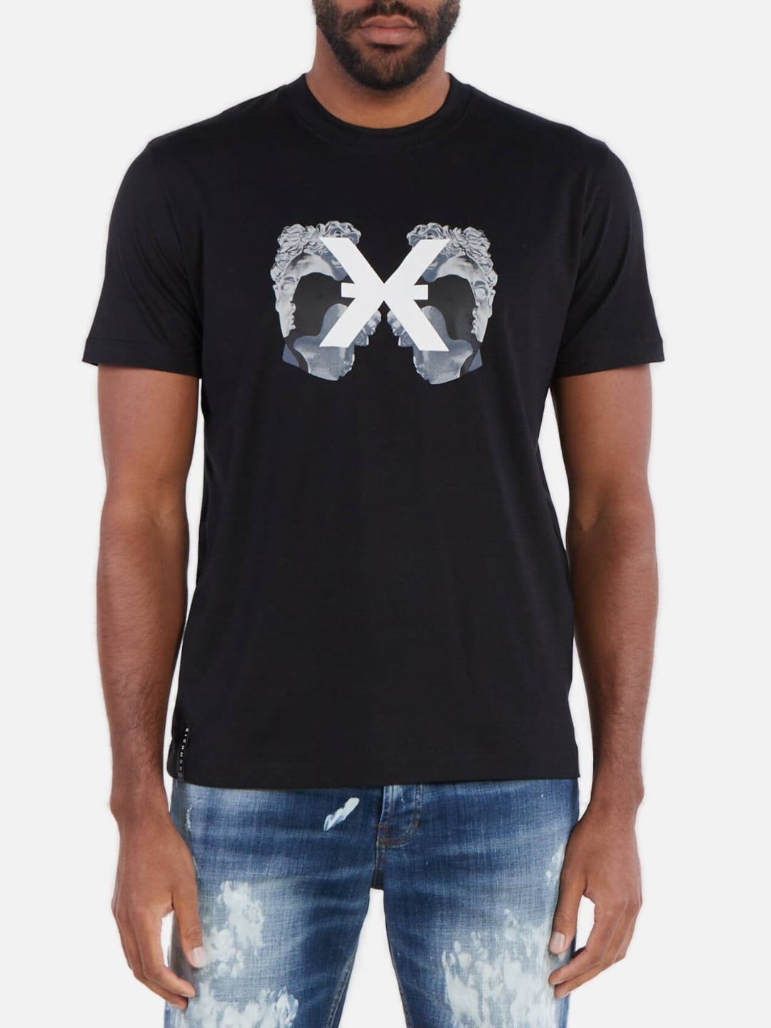 Richmond X T-shirt con Stampa Regular fit Nero