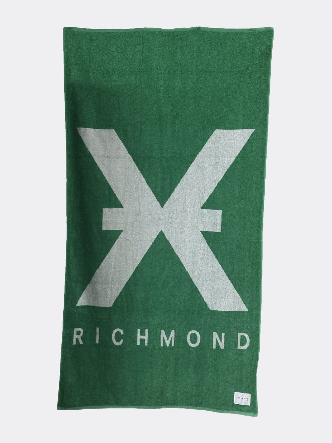 Richmond X Telo da mare con logo Verde