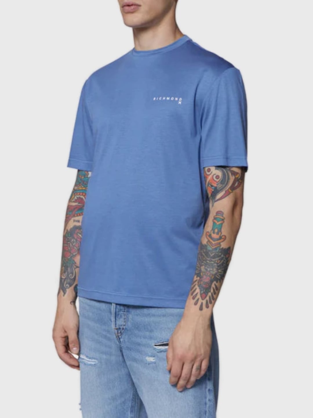 Richmond X T-shirt con logo Azzurro