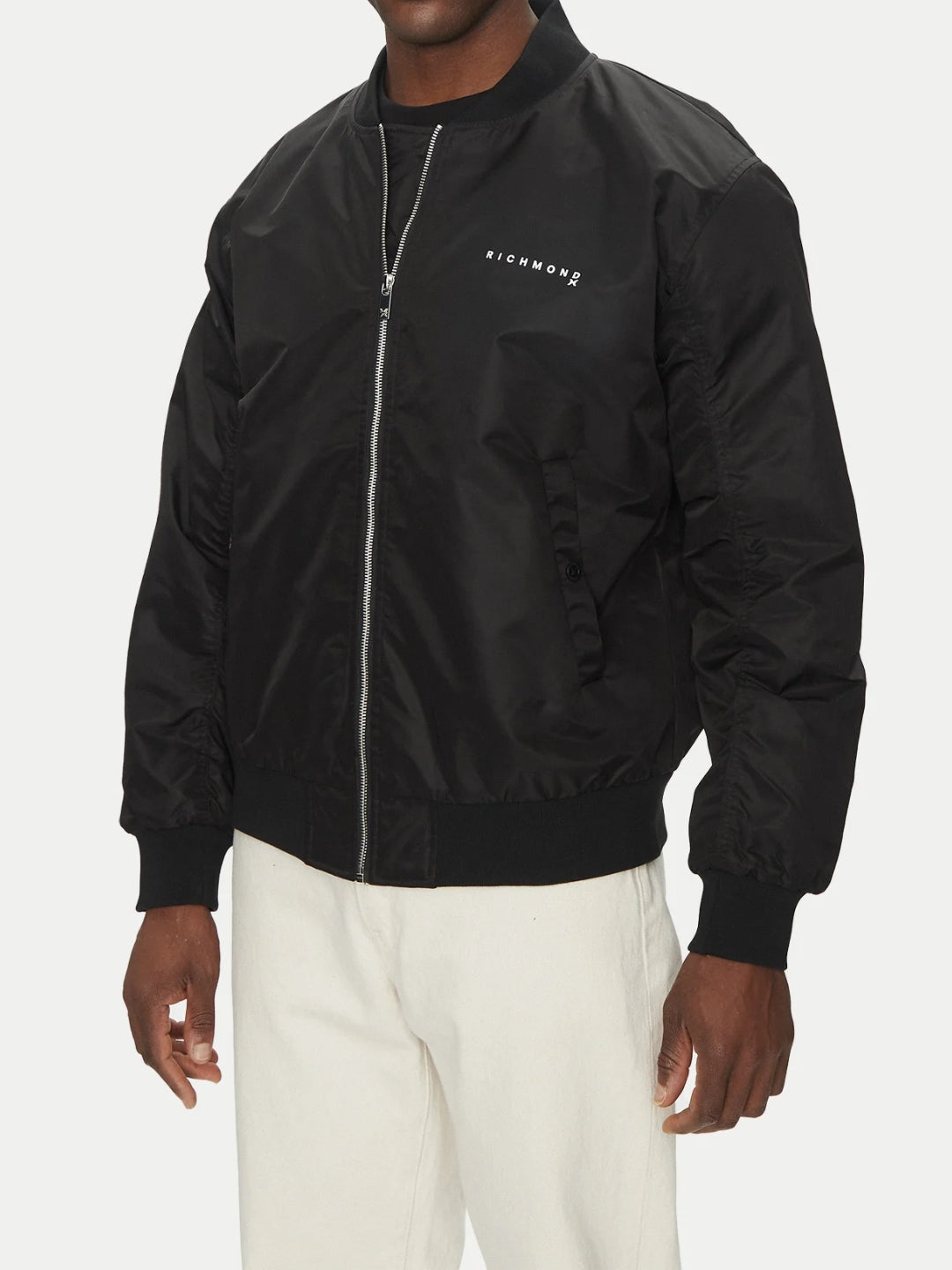 Richmond Bomber con Logo sul retro Nero