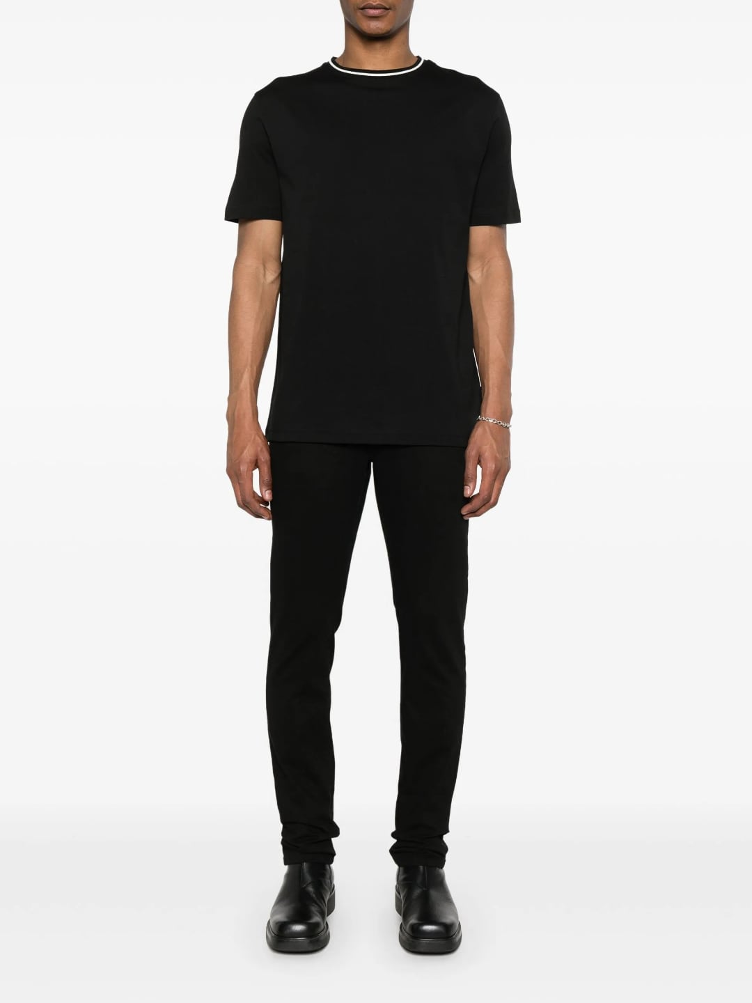 Richmond X T-shirt in cotone con logo posteriore Nero