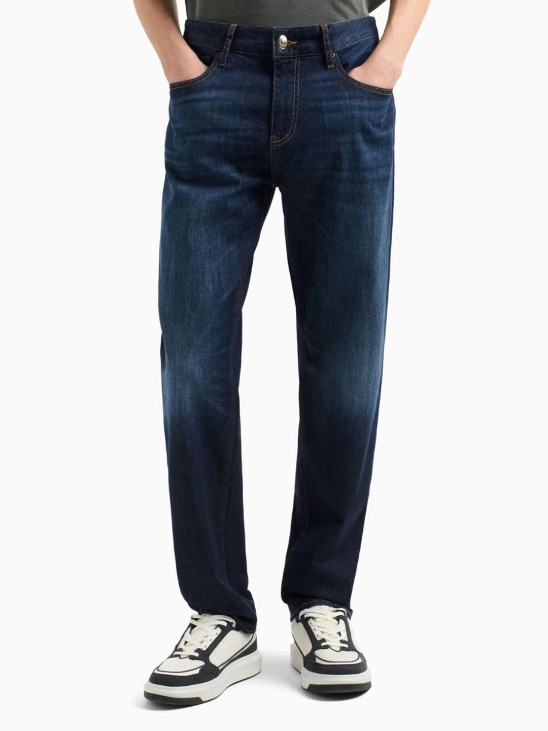 Armani Exchange Jeans Uomo Slim fit Denim Blu