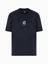 Armani Exchange T-shirt Maniche Corte Regular Fit Blu Navy