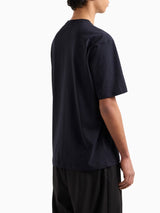 Armani Exchange T-shirt Maniche Corte Regular Fit Blu Navy