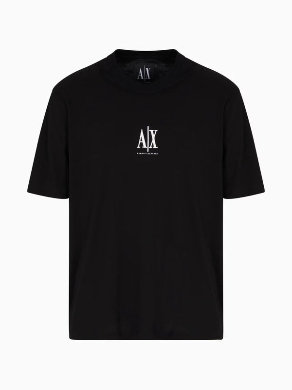 Armani Exchange T-shirt Maniche Corte Regular Fit Nero