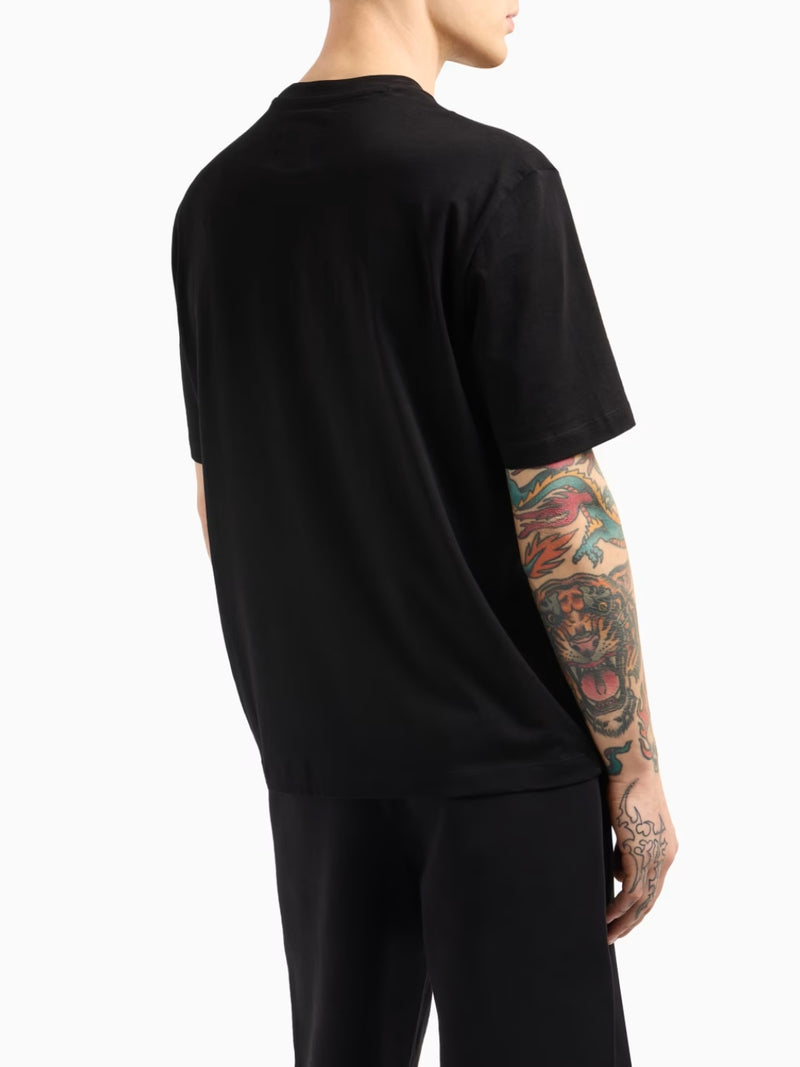 Armani Exchange T-shirt Maniche Corte Regular Fit Nero