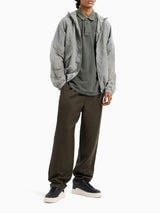 ARMANI EXCHANGE POLO IN PIQUET DI COTONE EFFETTO USED VERDE