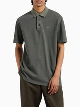 ARMANI EXCHANGE POLO IN PIQUET DI COTONE EFFETTO USED VERDE