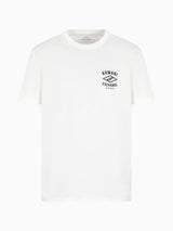 Armani Exchange T-shirt Regular Fit Con Logo Centrale Bianco