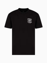 Armani Exchange T-shirt Regular Fit Con Logo Centrale Nero