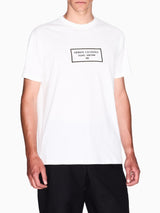 Armani Exchange T-shirt Regular Fit Milano New York Bianco