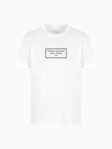 Armani Exchange T-shirt Regular Fit Milano New York Bianco