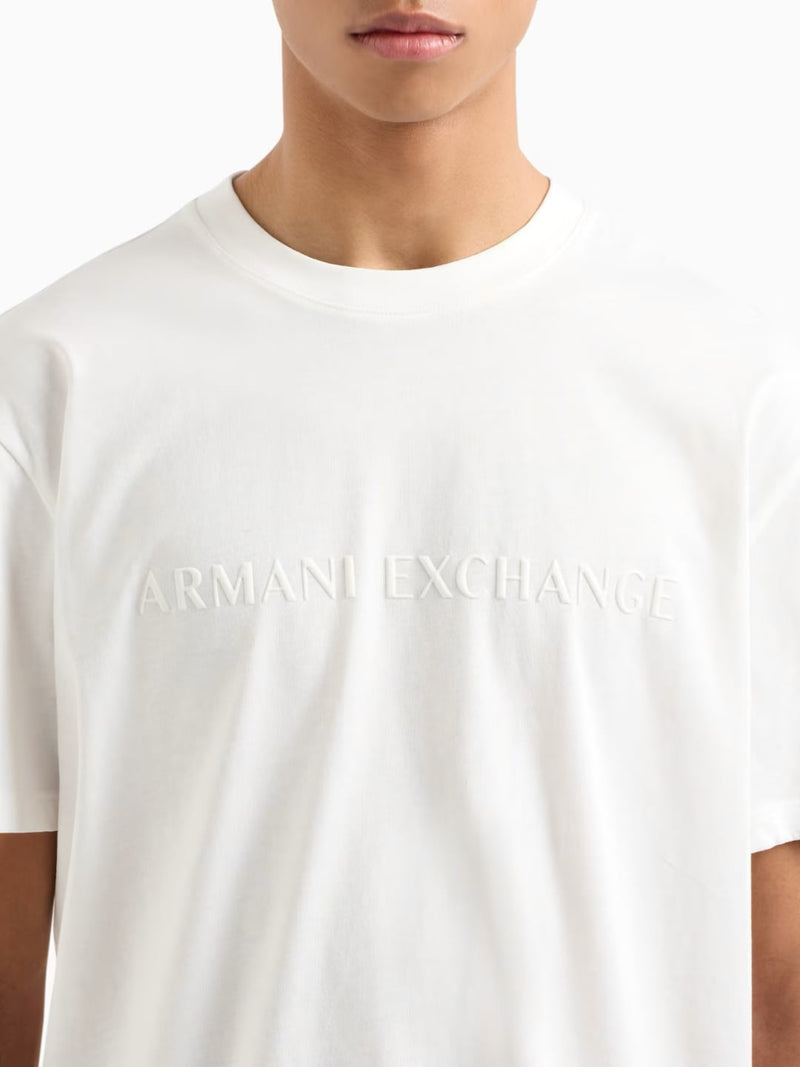 Armani Exchange T-shirt Regular Fit Bianco