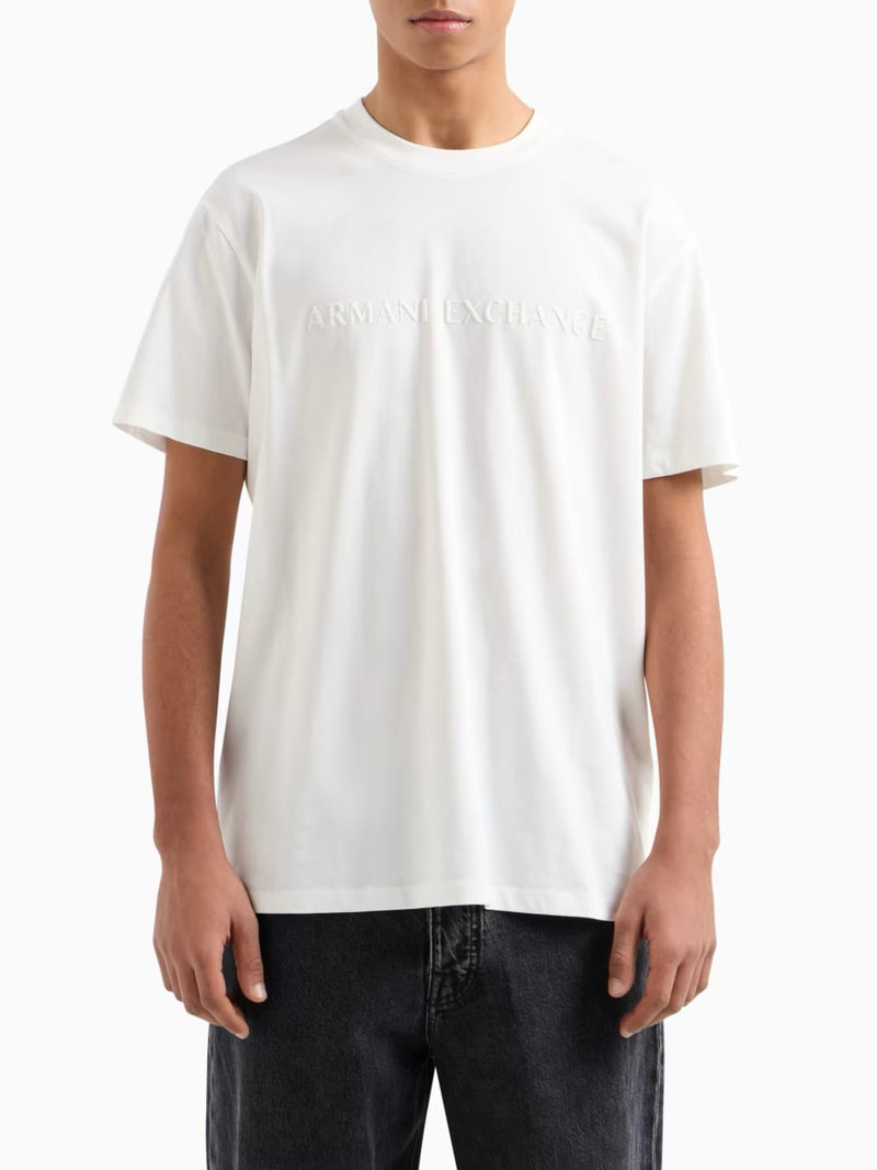 Armani Exchange T-shirt Regular Fit Bianco