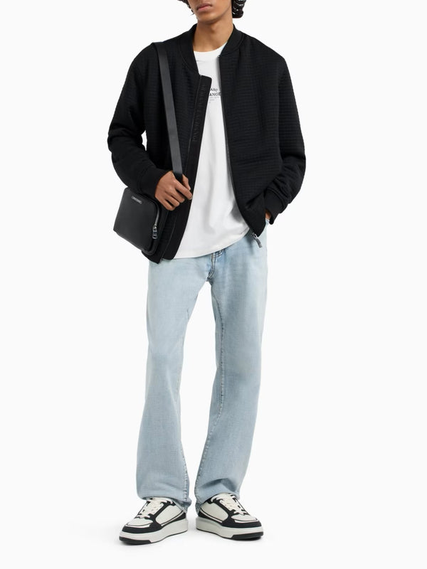Armani Exchange T-shirt Regular Fit In Cotone Con Logo Bianco