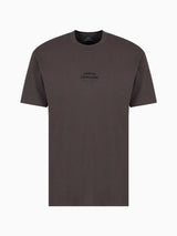 Armani Exchange T-shirt Regular Fit In Cotone Con Logo Verde