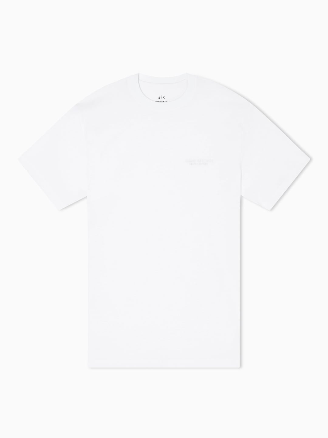 Armani Exchange T-Shirt Regular fit con Logo Bianco