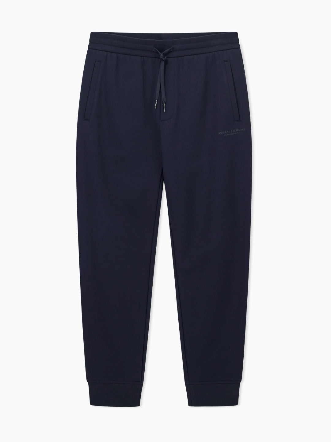 Armani Exchange Pantaloni Jogger Logo Blu Navy