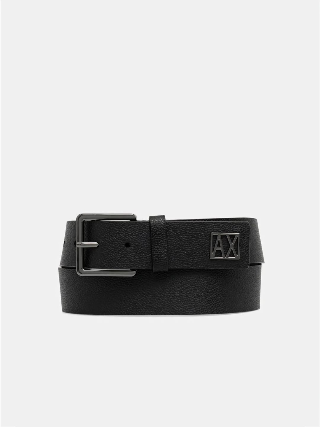 Armani Exchange Cintura in Pelle Nero