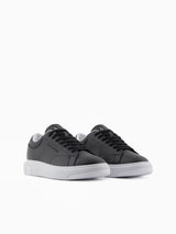 Sneaker in action leather logo A/X su suola Nero