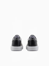 Sneaker in action leather logo A/X su suola Nero