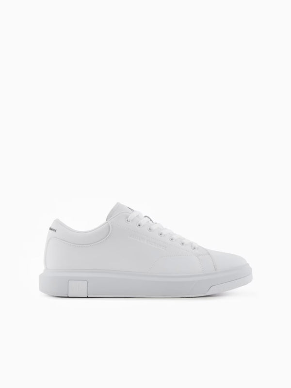 Sneaker in action leather logo A/X su suola Optical White