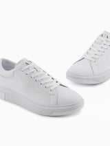 Sneaker in action leather logo A/X su suola Optical White