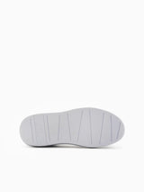 Sneaker in action leather logo A/X su suola Optical White