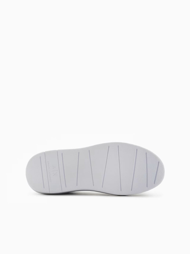 Sneaker in action leather logo A/X su suola Optical White
