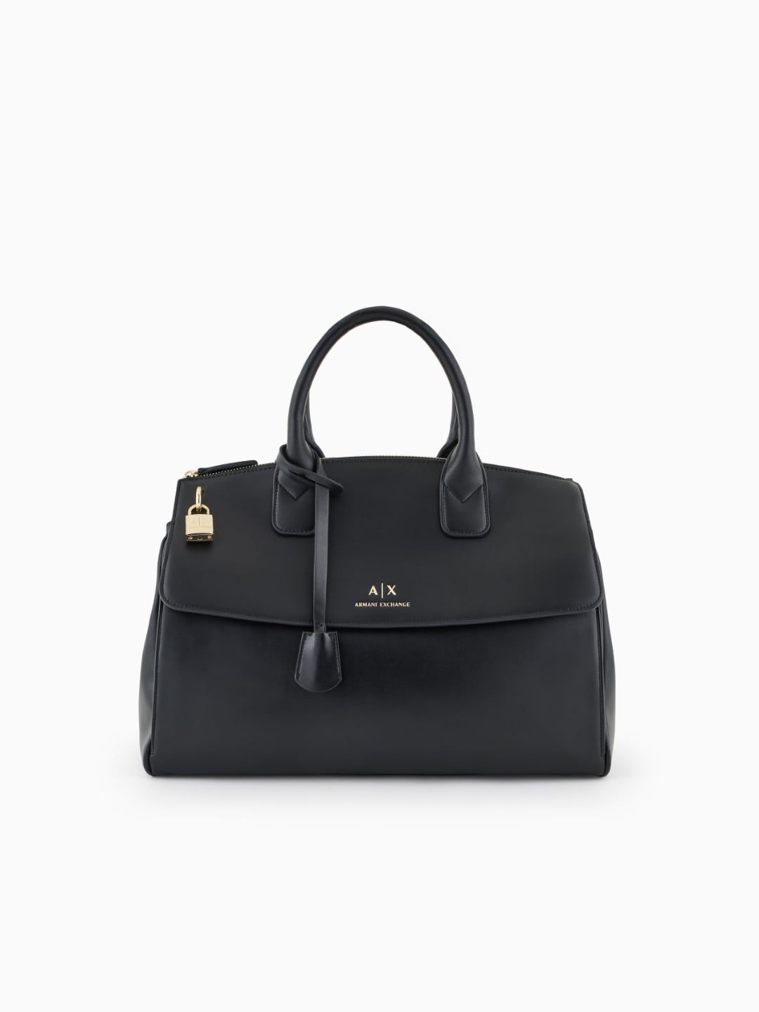 Armani Exchange Borsa a Mano Pulita Nero