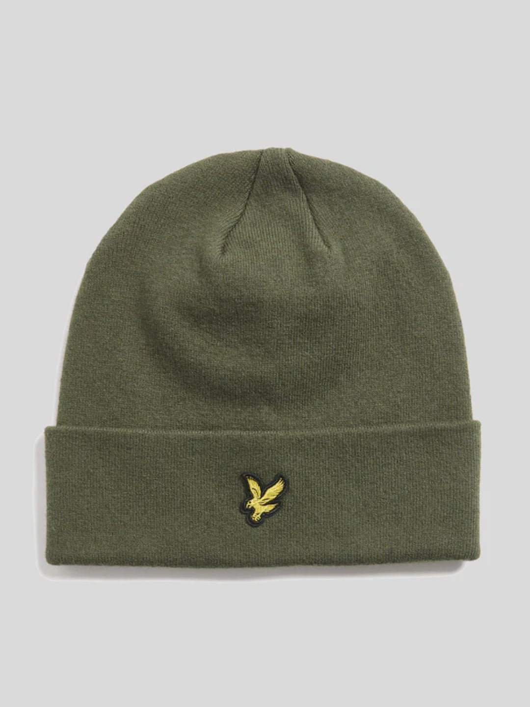 Lyle & Scott Cappello Cotone Merinos con Logo Deep Depths Military Green