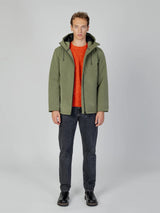 Giaccone Imbottito Active Hydro Mid Parka Military