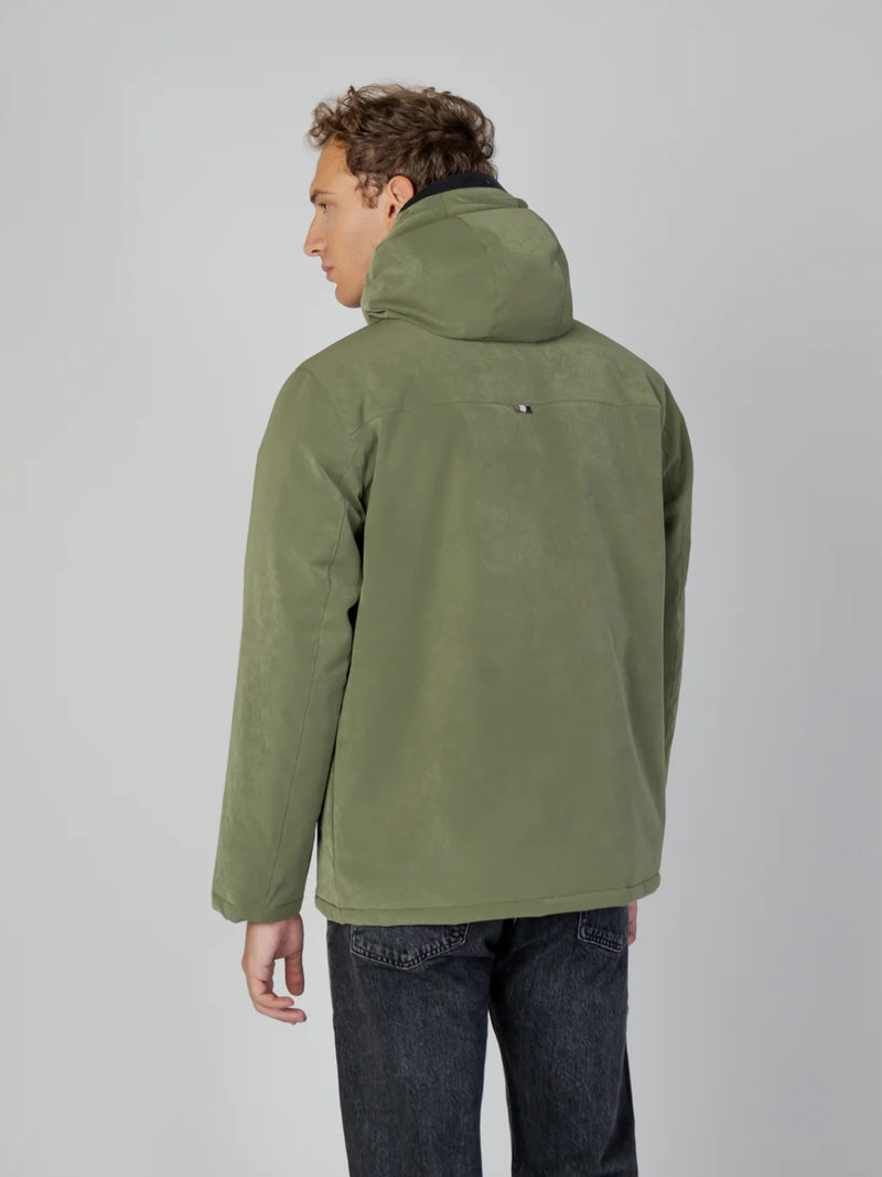 Giaccone Imbottito Active Hydro Mid Parka Military