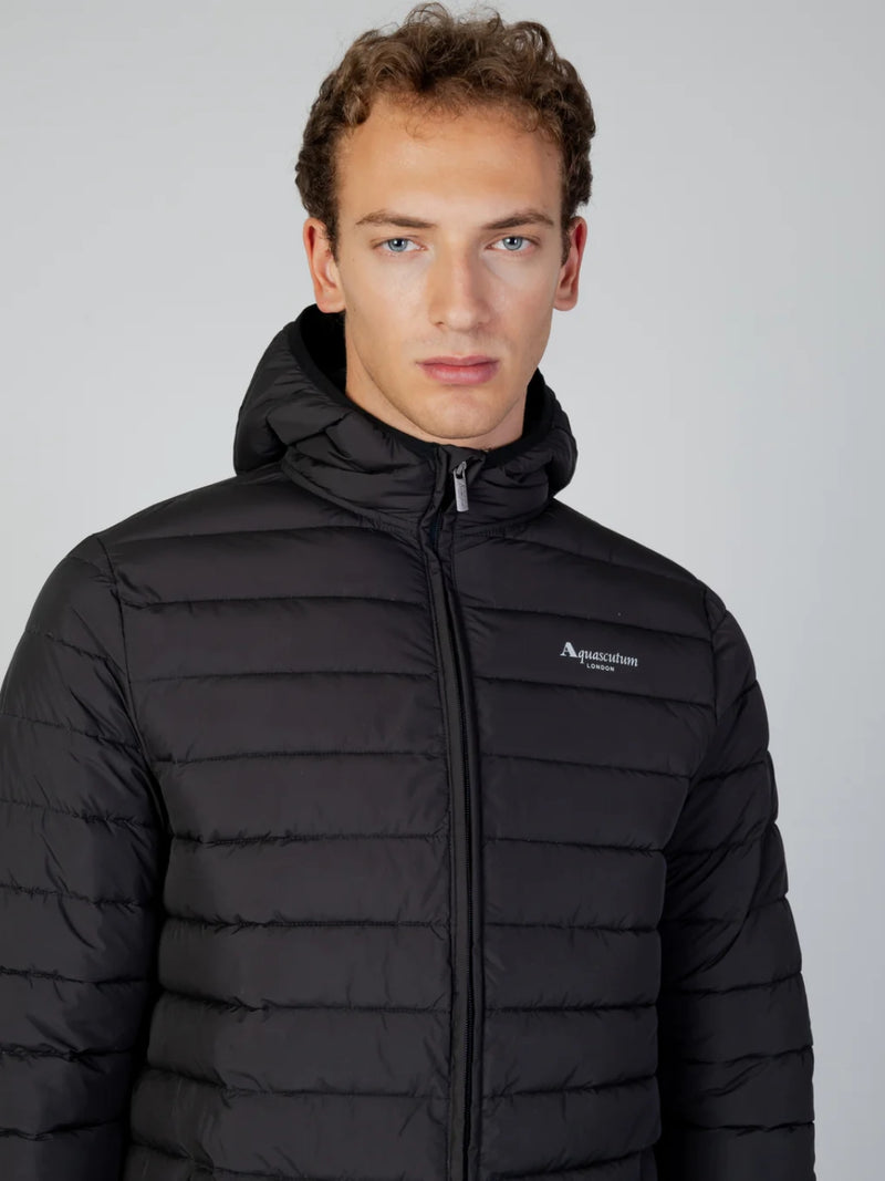 Giubbino Imbottito Active 100 Grammi Hooded Jacket Black