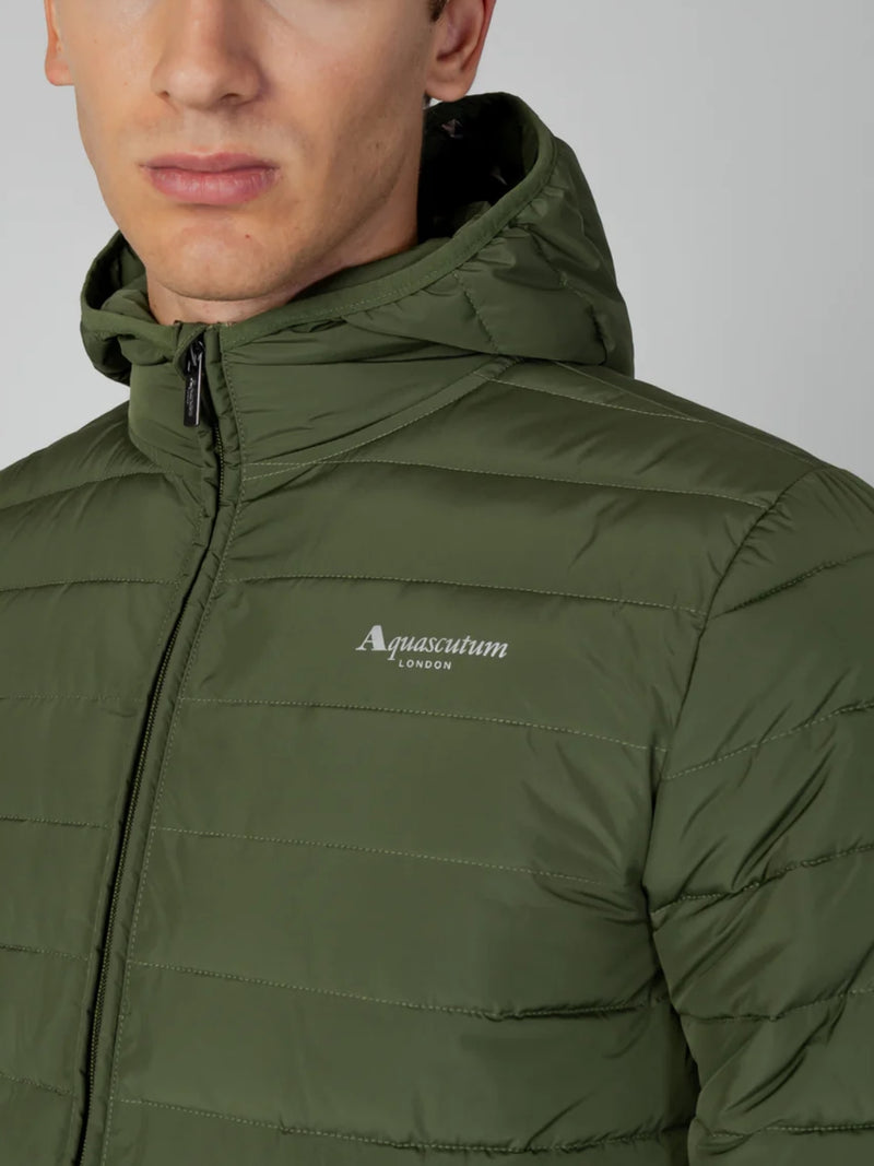Giubbino Imbottito Active 100 Grammi Hooded Jacket Miltary