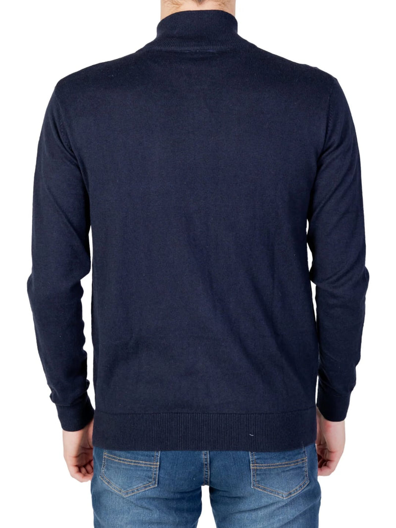 Us Polo Assn Maglia FullZip Cotone e Cachemere Blu