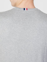 Us Polo Assn Maglia Girocollo Cotone e Cachemere Grigio Chiaro