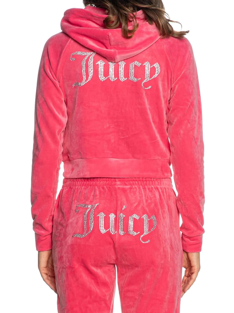 Juicy Couture Felpa Madison Hoodie Rosa Barbie