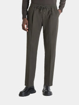 Antony Morato Pantaloni Neil Regular Fit In Misto Viscosa Militare