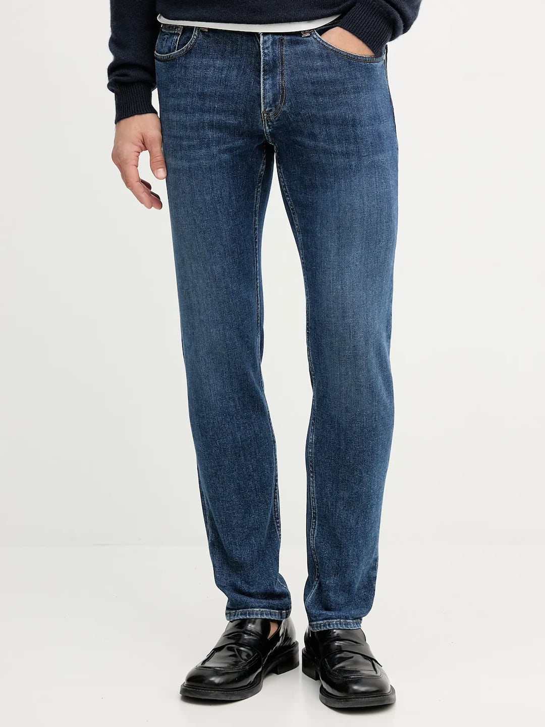 Trussardi Jeans Slim 370 CLOSE in denim blue stone