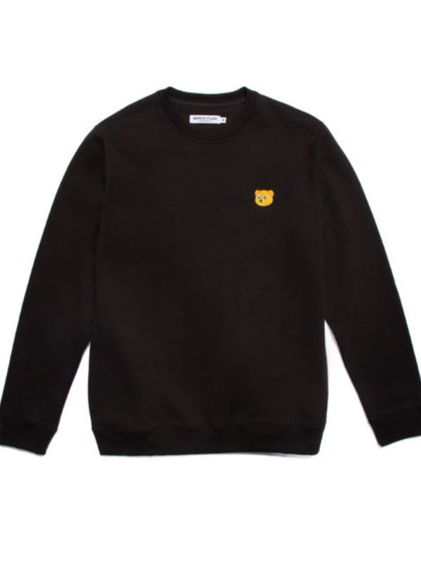 Pullover Felpato Essential Nero