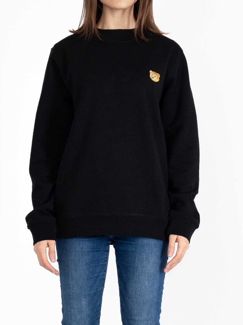 Pullover Felpato Essential Nero