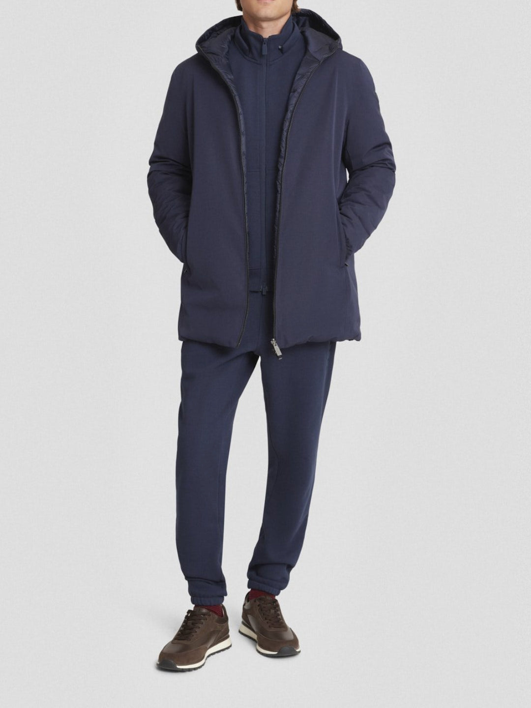 Piumino Blu Lungo Reversibile Ronald 2.0 Blu