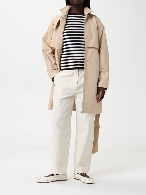 Twinset Maglia a righe con maniche corte Neve - Blue Night