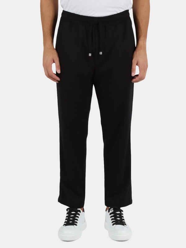 Richmond X Pantaloni con Elastico e Coulisse Nero